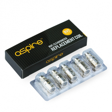 5 * Résistances pour clearomizers BVC (Aspire)