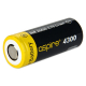 Accumulateur Aspire INR 26650 4300 mAh 3.7V