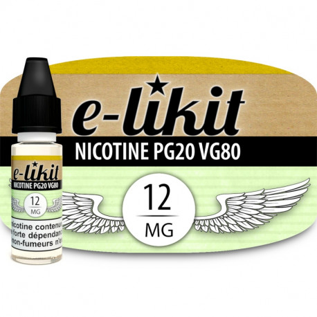 Nicotine 12 mg - PG20VG80