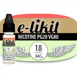 Nicotine 18 mg - PG20VG80