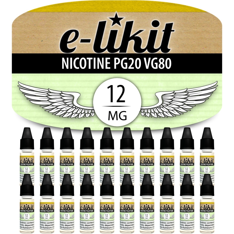 e liquide avec nicotine 12 mg Vaping in France main image 0