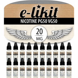 Lot de 20 x Nicotine au choix - PG50 VG50