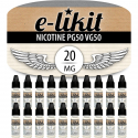 Lot de 20 x Nicotine - PG50 VG50